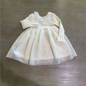 Zara ribbed tulle dress